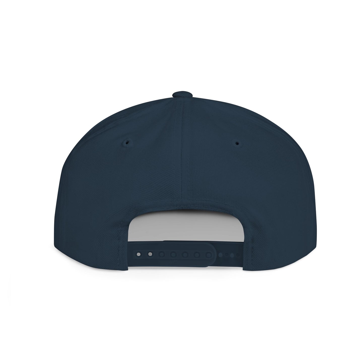 Snapback Hat — "Diverse Society" Embroidered Flat Bill Cap