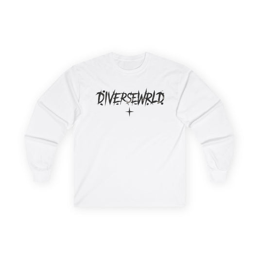 Diversewrld Long Sleeve Tee — Angel Wings Graphic Streetwear