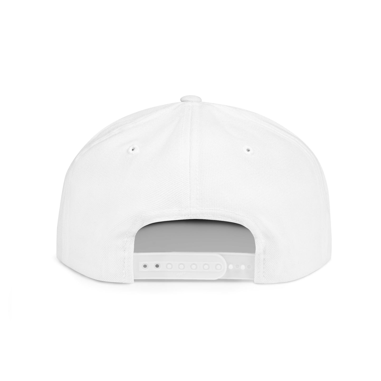 Snapback Hat — "Diverse Society" Embroidered Flat Bill Cap