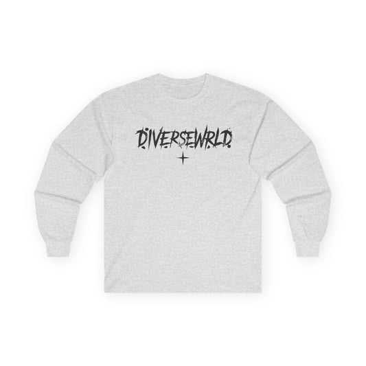 Diversewrld Long Sleeve Tee — Angel Wings Graphic Streetwear