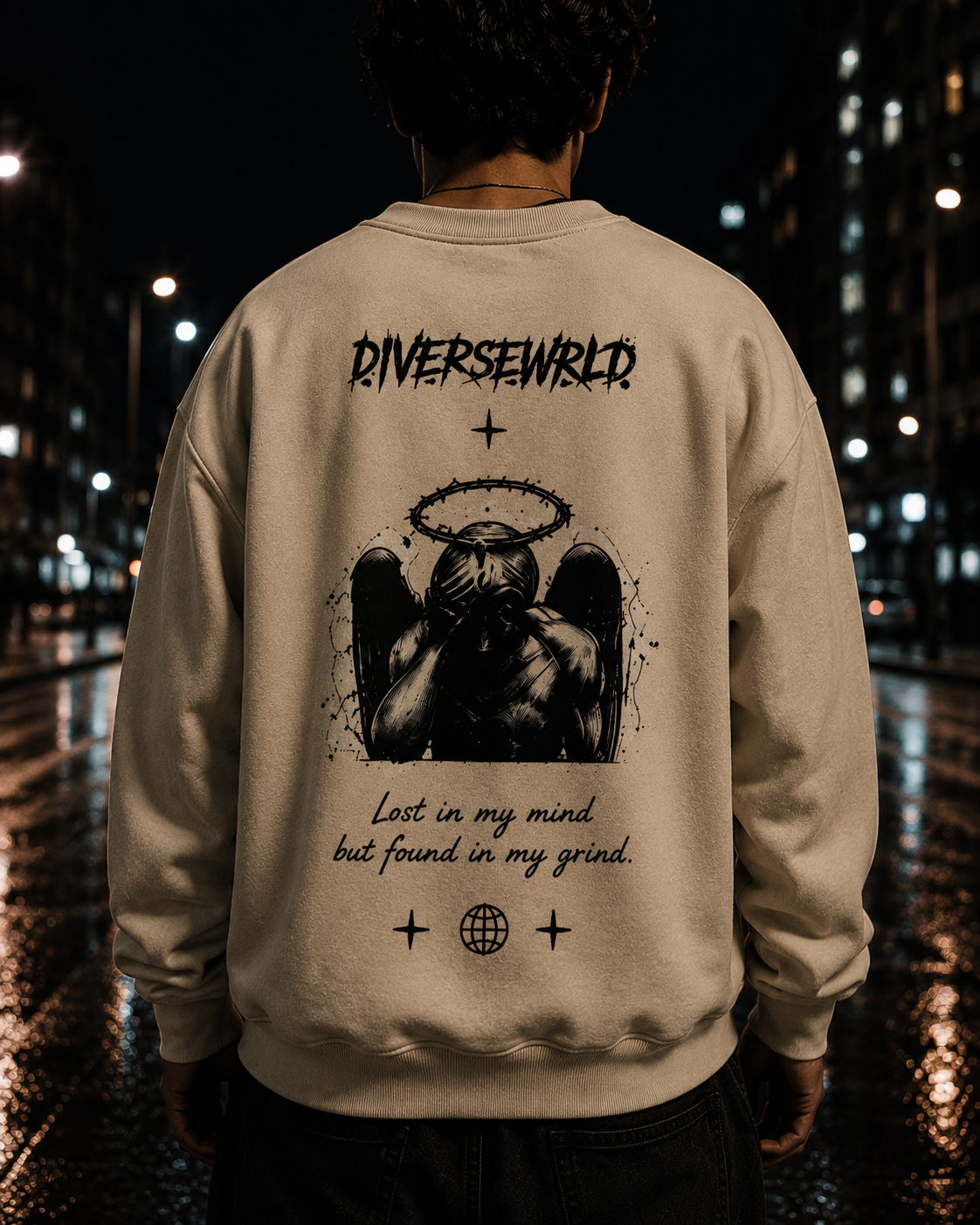 Lost in My Mind Hoodie — DiverseWorld Graphic Pullover