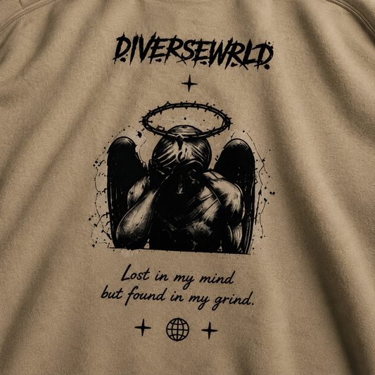Three-Panel Fleece Hoodie — Riversweird Angel Graphic Pullover