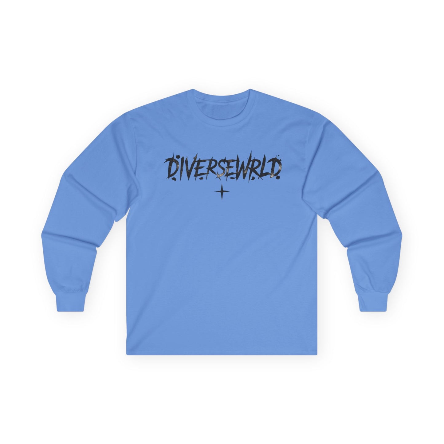 Diversewrld Long Sleeve Tee — Angel Wings Graphic Streetwear