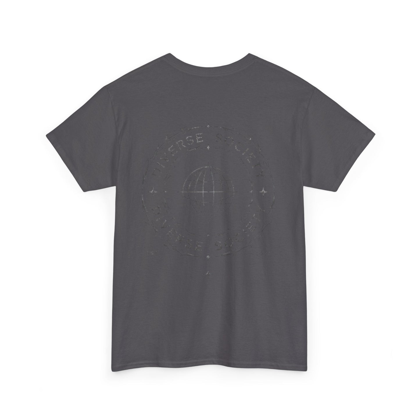 Diverse Society Graphic Tee — Globe Logo Chest + Back Print