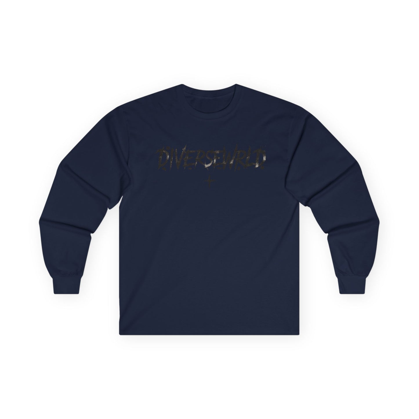 Diversewrld Long Sleeve Tee — Angel Wings Graphic Streetwear